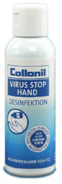 Virus Stop Hand Desinfektion